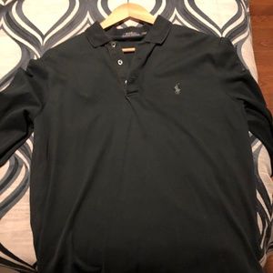 Polo by Ralph Lauren Black Long Sleeve Shirt